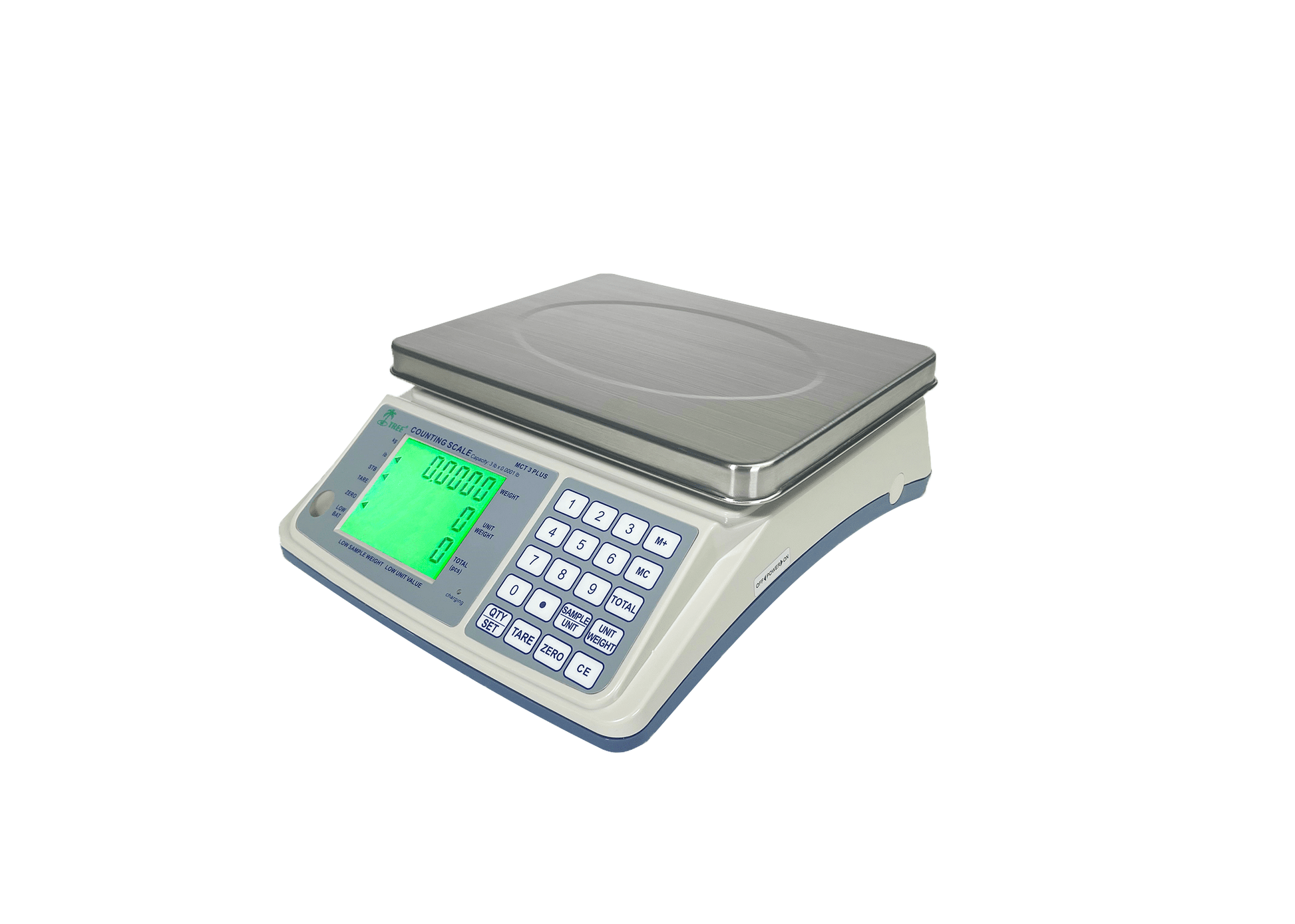 AM-MC-3K PLUS -- 3 kilogram x 0.1g intelligent counting scales for piece-counting of homogenous parts instantly