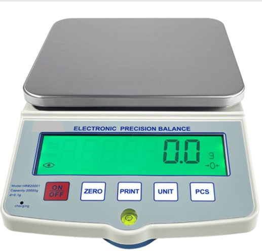 AM-HBH-20K1 Extended Resolution Laboratory Balance 20KG x 0.1g with hook for below balance weighing
