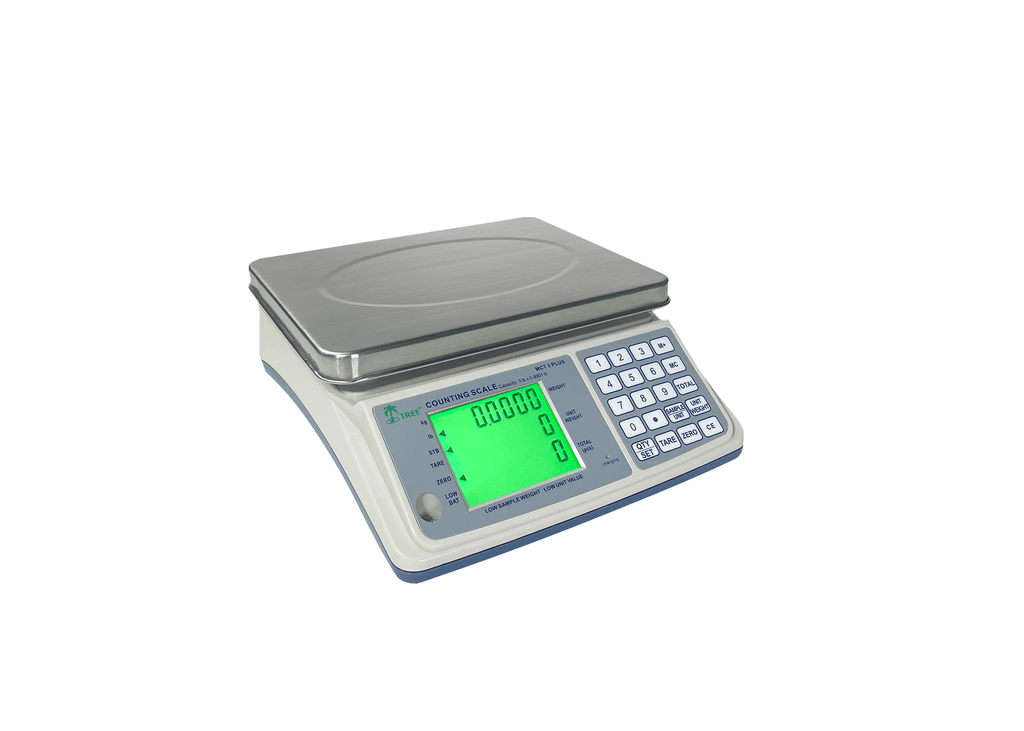 AM-MC-3K PLUS -- 3 kilogram x 0.1g intelligent counting scales for piece-counting of homogenous parts instantly