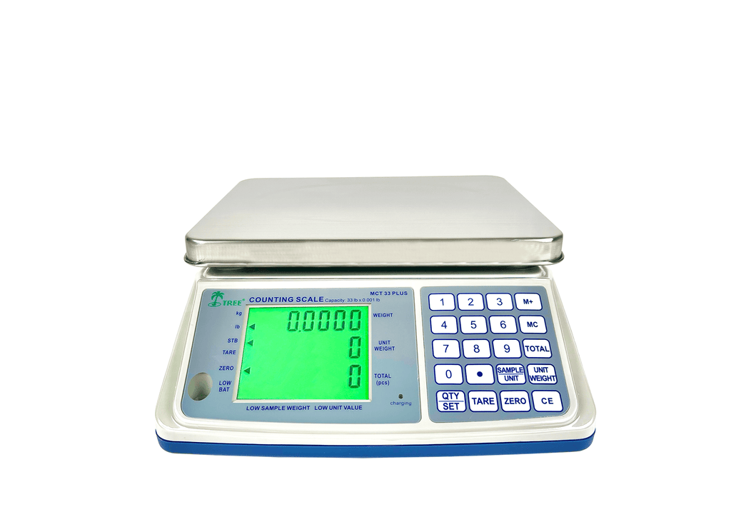 AM-MC-3K PLUS -- 3 kilogram x 0.1g intelligent counting scales for piece-counting of homogenous parts instantly